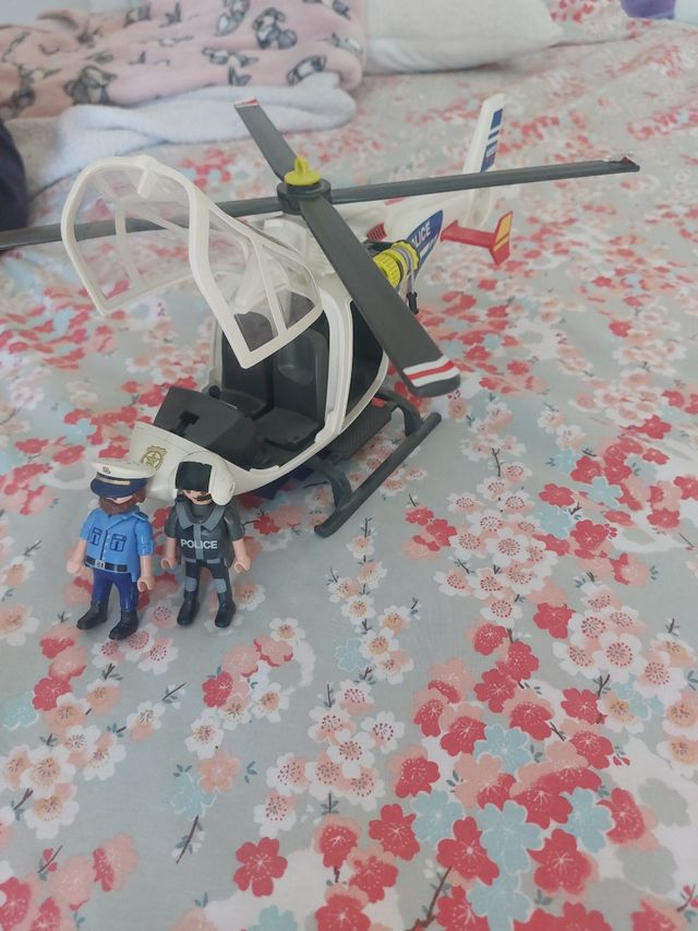 Helicóptero Playmobil policía