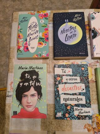 Quedan 4 libros literatura romántica