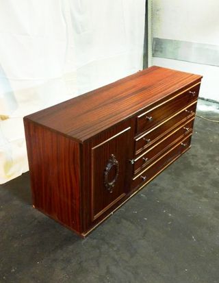 Mueble de madera con 5 cajones - Buen estado