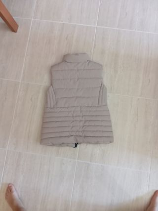 Chaleco Mango beige - Talla 9-10