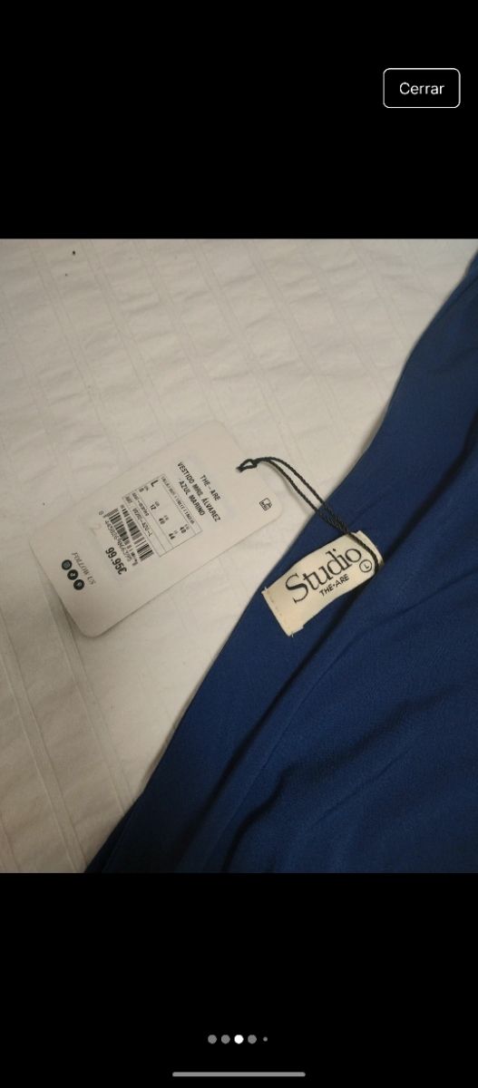Vestido The Are azul - talla L