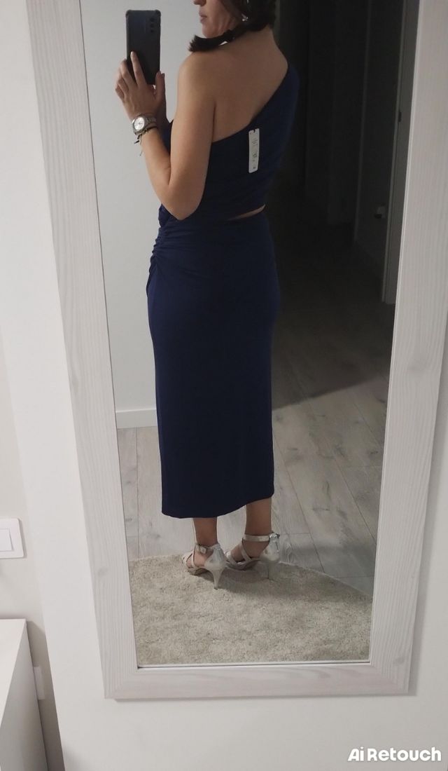 Vestido The Are azul - talla L