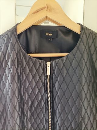 Chaqueta Elody piel sintética negra - L