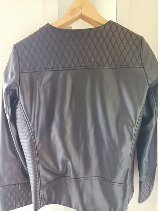 Chaqueta Elody piel sintética negra - L