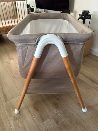 Minicuna Jané - Madera y Beige 