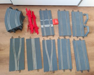 Scalextric Digital , wos , vias, pistas grises