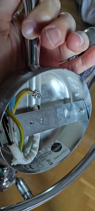 Lámpara techo 3 luces metal