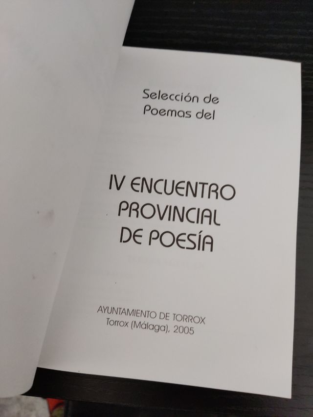 Libro de poesía