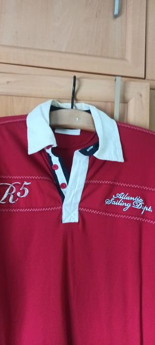 Polo Atlantic Sailing Dept. Rojo