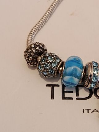 Bracciale Tedora con Charm Azzurri