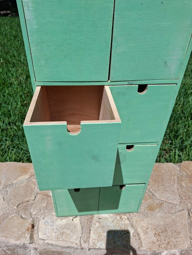 Mueble 8 cajones - Verde