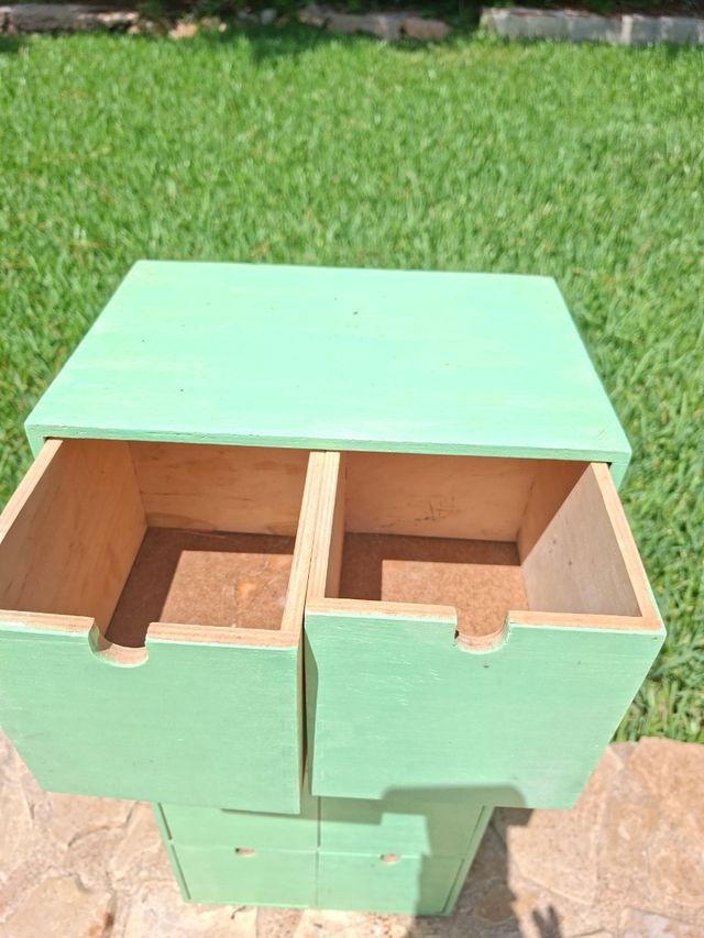 Mueble 8 cajones - Verde