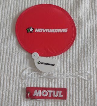Ventaglio NOVAMARINE + Portachiavi MOTUL