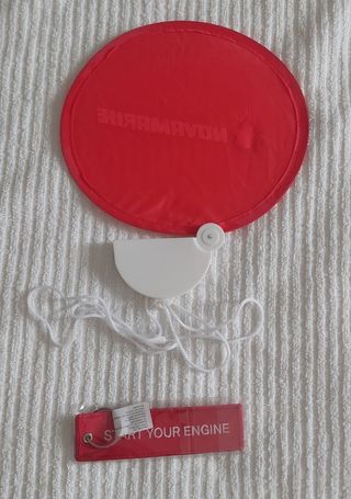 Ventaglio NOVAMARINE + Portachiavi MOTUL