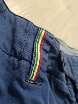 Pantalón Corto Pedro del Hierro Azul 34 Vintage