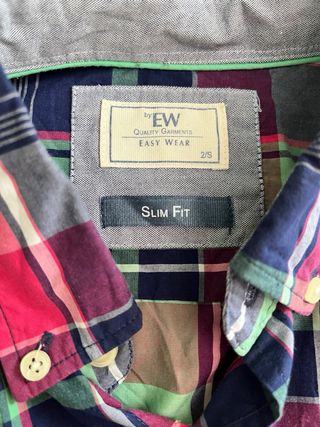 Camisa cuadros multicolor de easy wear