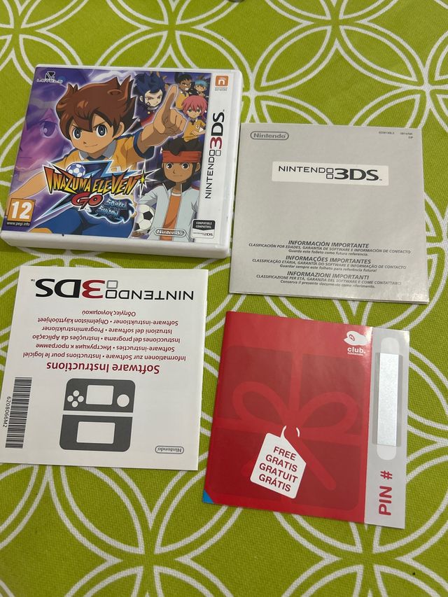 Caja vacía Inazuma Eleven GO: Shadow Nintendo 3DS