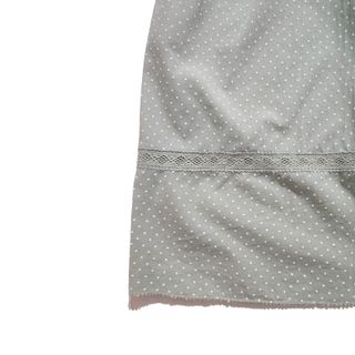 Love Shack Fancy/ Maxi falda lunares verde agua M