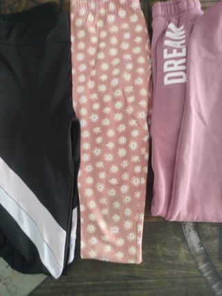 Pack leggings niña - 3 piezas