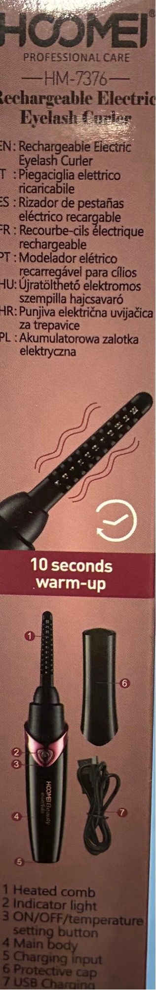Rizador Pestañas Eléctrico HOOMEI