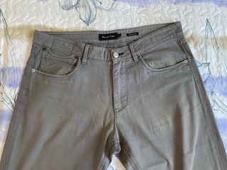 Pantalones Massimo Dutti Gris