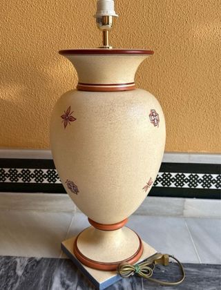 Lampara ceramica estilo vintage