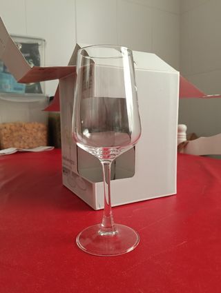 4 Copas Vino Blanco - Cristales