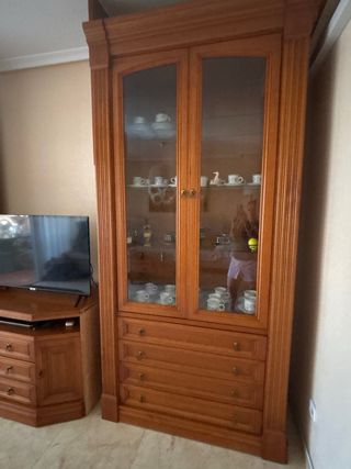 Muebles salón madera - 3 piezas