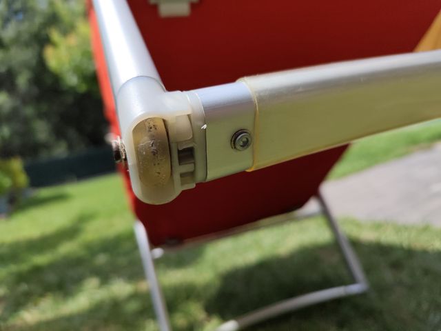 Mini cuna plegable roja BABYHOME