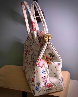 Bolso de piel italiana estilo arte hecho a mano