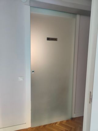 Puerta corredera cristal mate  85x203cm