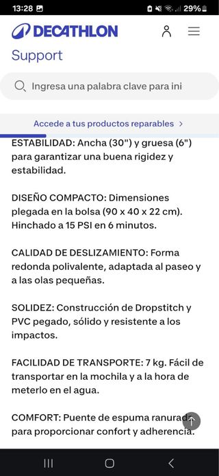 Tabla Paddle Surf Hinchable Itiwit