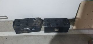2 Baterías usadas para caravana