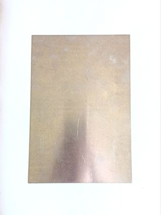 Lastra zinco 17x25cm - Incisione