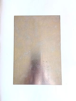 Lastra zinco 17x25cm - Incisione