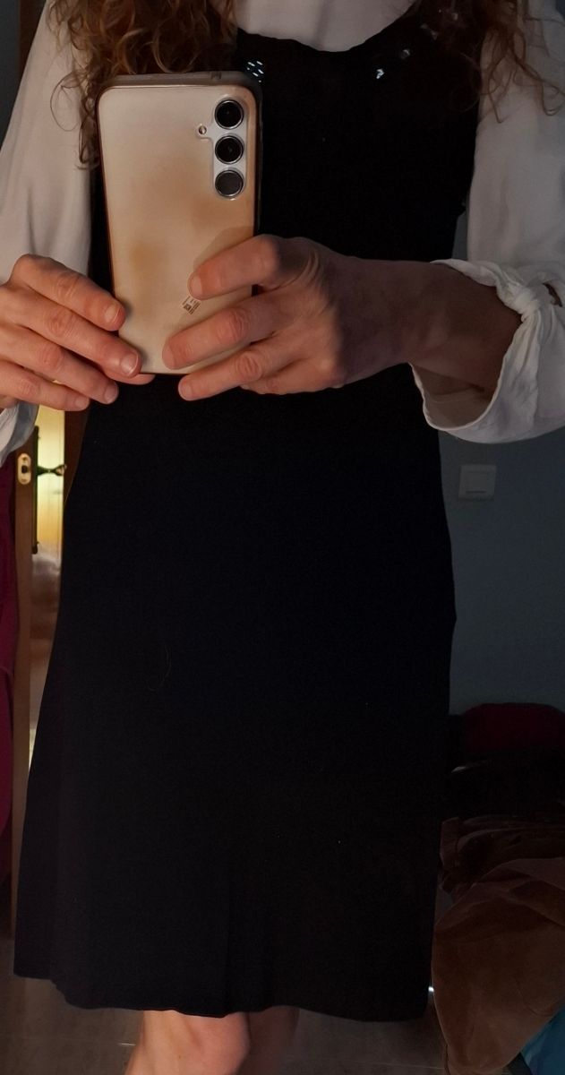 Vestido negro CORTEFIEL talla S