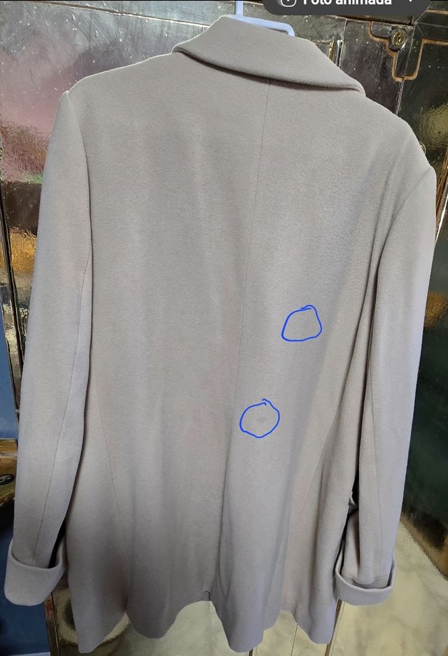 Abrigo beige mujer invierno