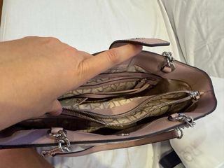 Bolso Calvin Klein beige y rosa