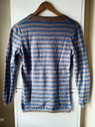 Jersey rayas Pisonero marrón-azul