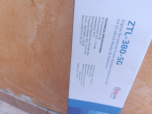 Antenna TV Zodiac ZTL 380-5G UHF