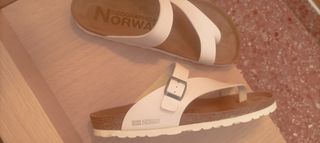 Sandalias Geographic Norway blancas