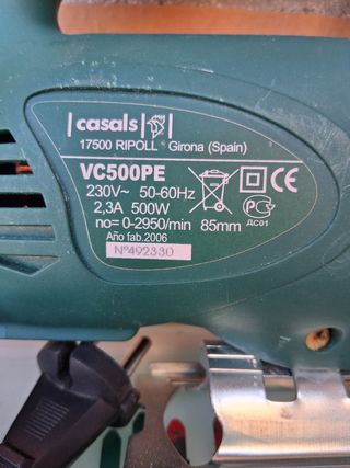Sierra calar Casals VC500PE 500W