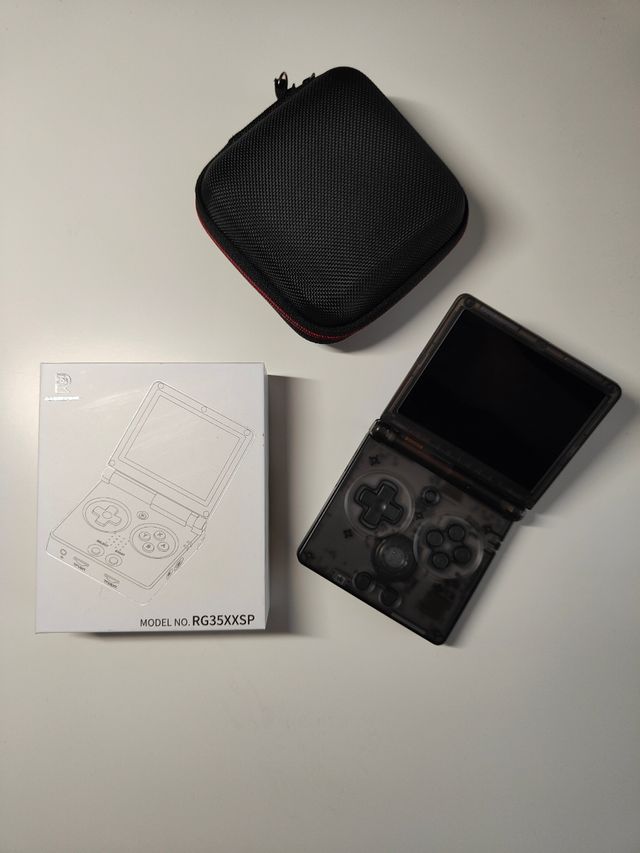 Consola RG35XXSP Ambernic Gris Transparente