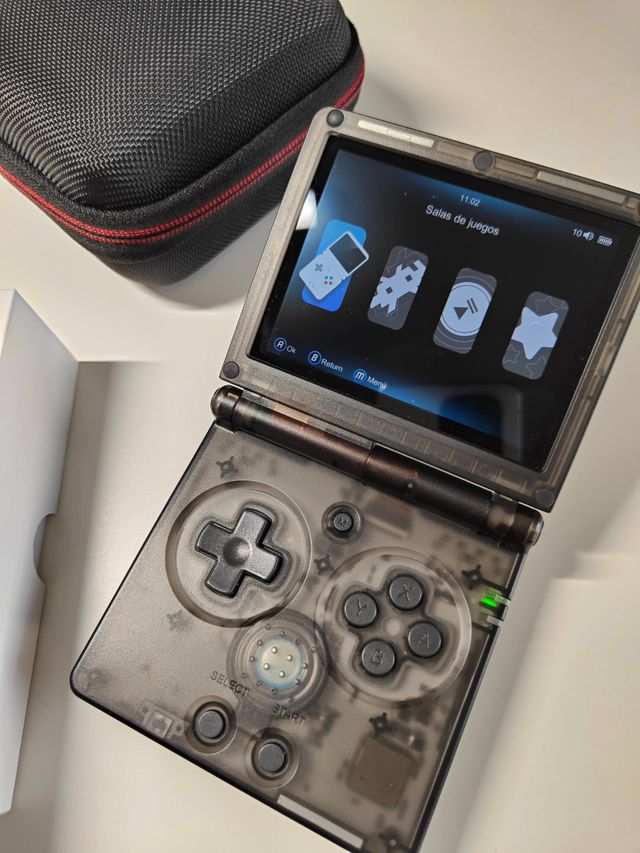 Consola RG35XXSP Ambernic Gris Transparente