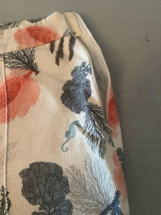 Pantalones Zara - Beige/Naranja