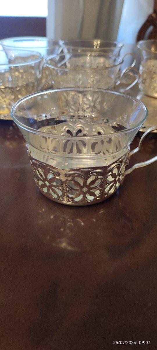 Juego café/té vintage 6 tazas