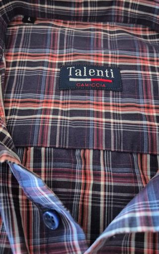 Camisa cuadros hombre Talenti L