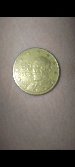 Moneda Grecia 50 Lepta 2002
