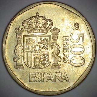 500 Pesetas España 1989