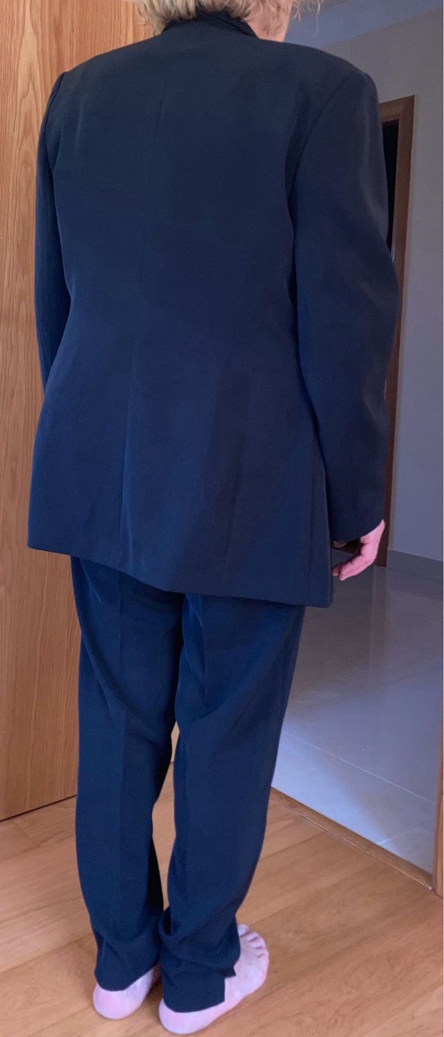 Traje chaqueta mujer negro